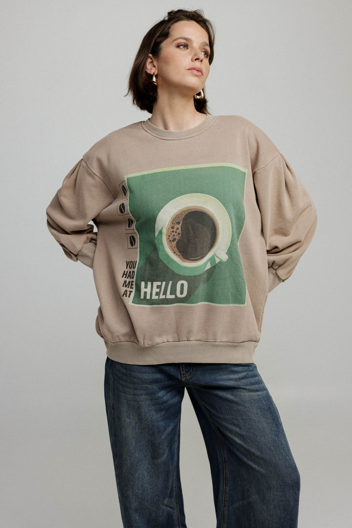 Hello Coffee Sweatshirt