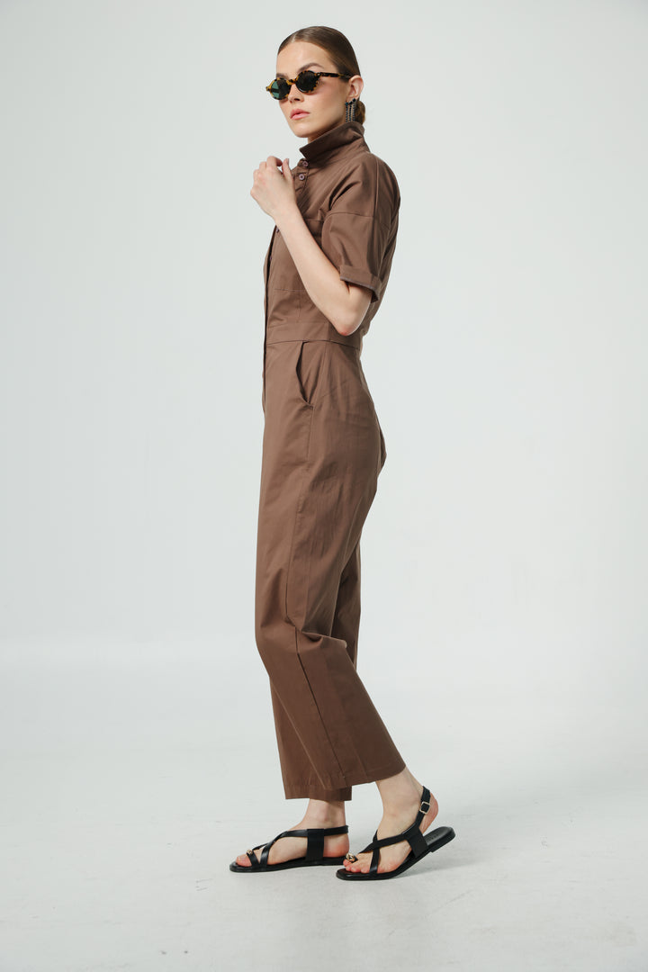 Shoreditch Brown Jumpsuit