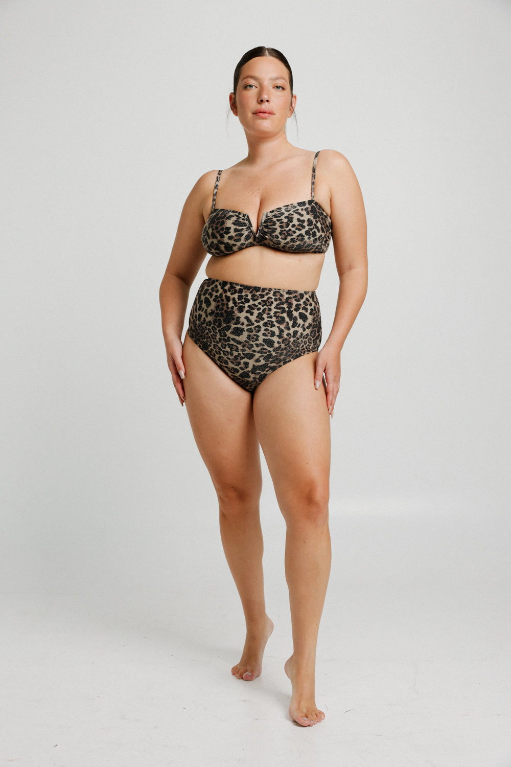 B Sparkly Leopard Bikini Bottoms