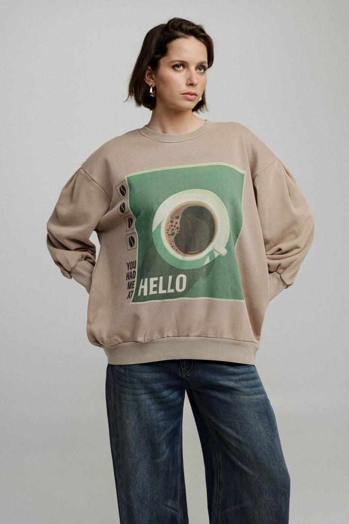 Hello Coffee Sweatshirt