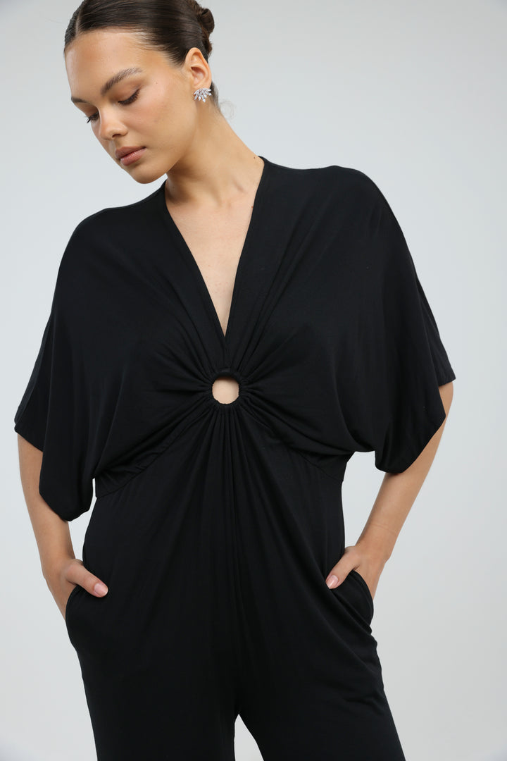 Target Black Wide Jumpsuit