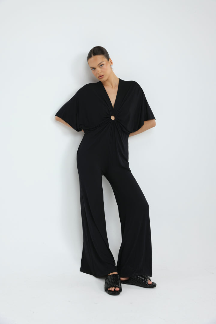 Target Black Wide Jumpsuit