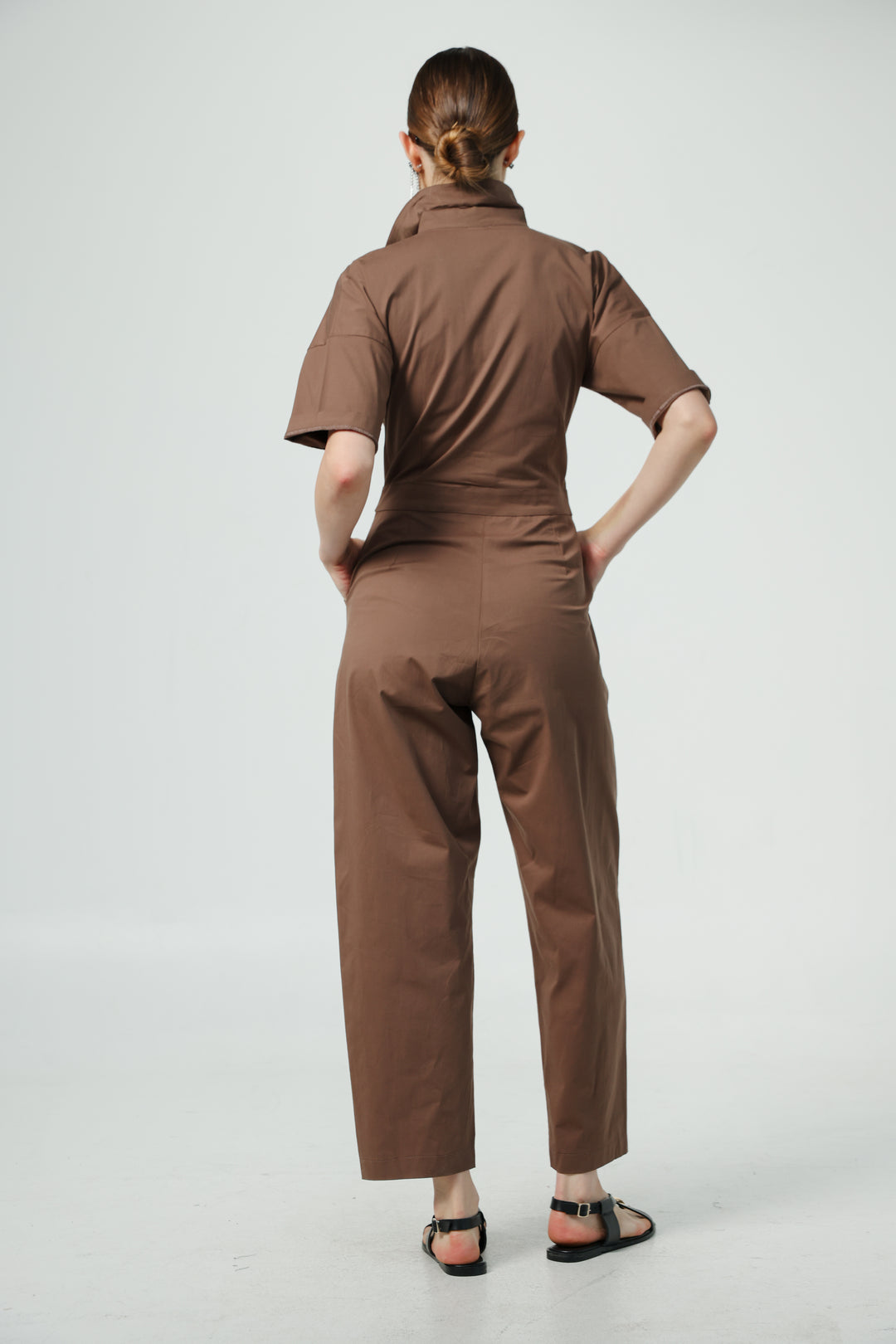 Shoreditch Brown Jumpsuit