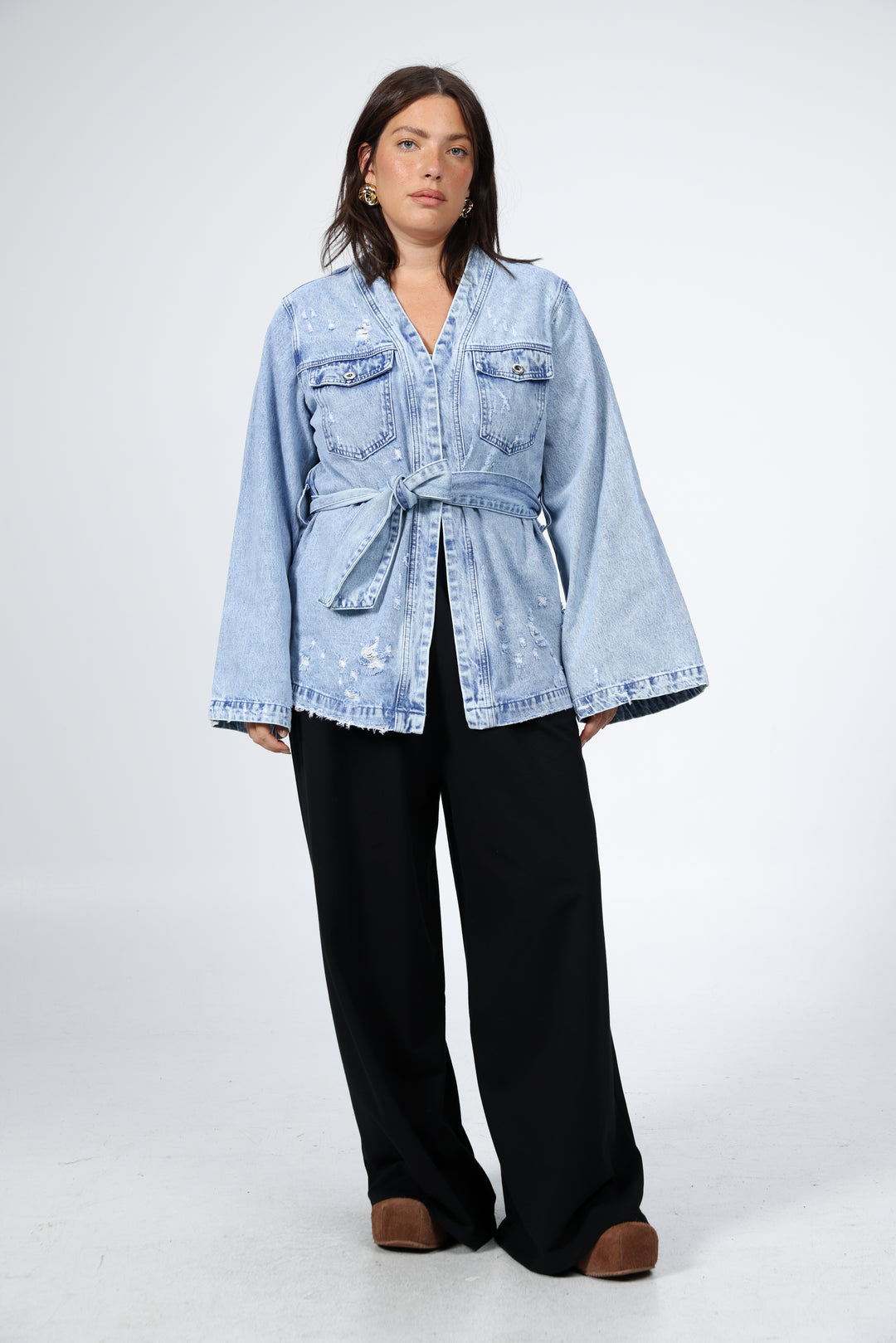 Denim Blue Kimono