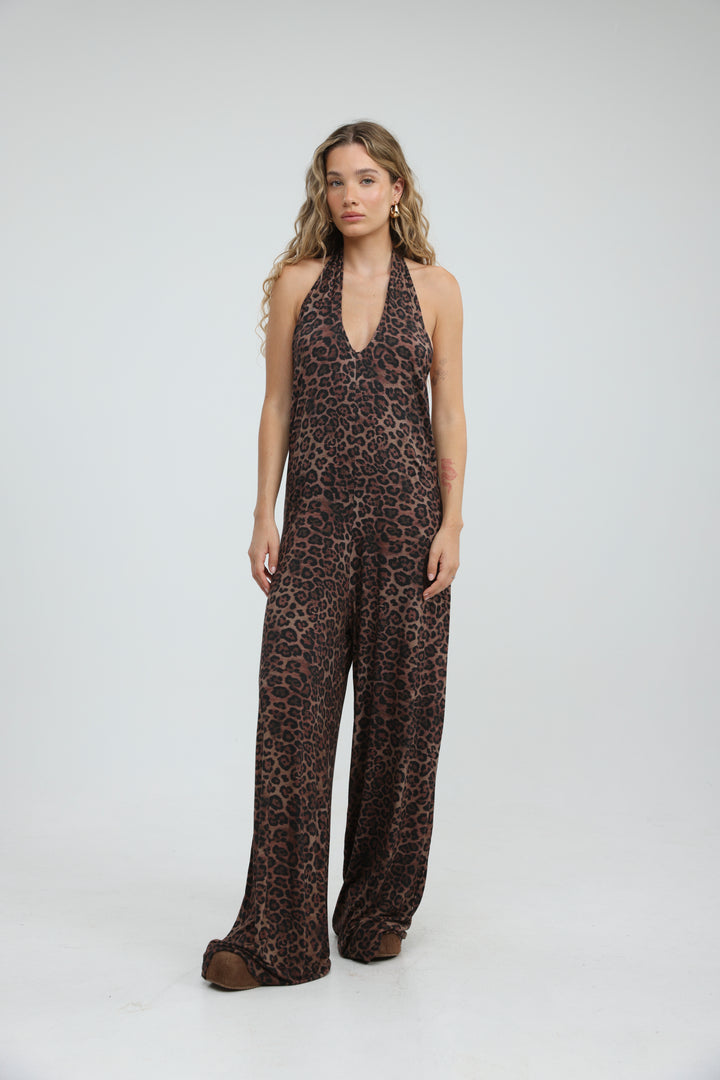 Admire Leopard Jumpsuit