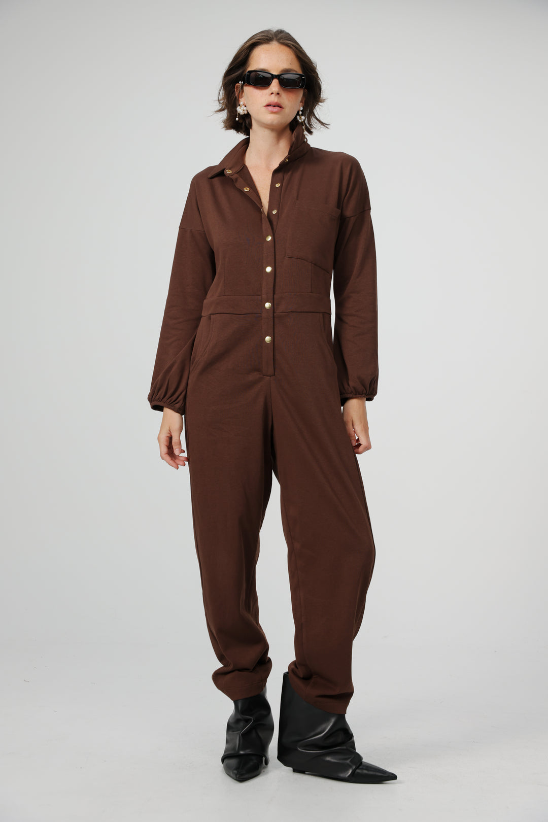 Citylife Brown Jumpsuit