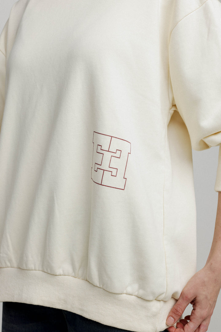 Graphic Cream Sweatshirt