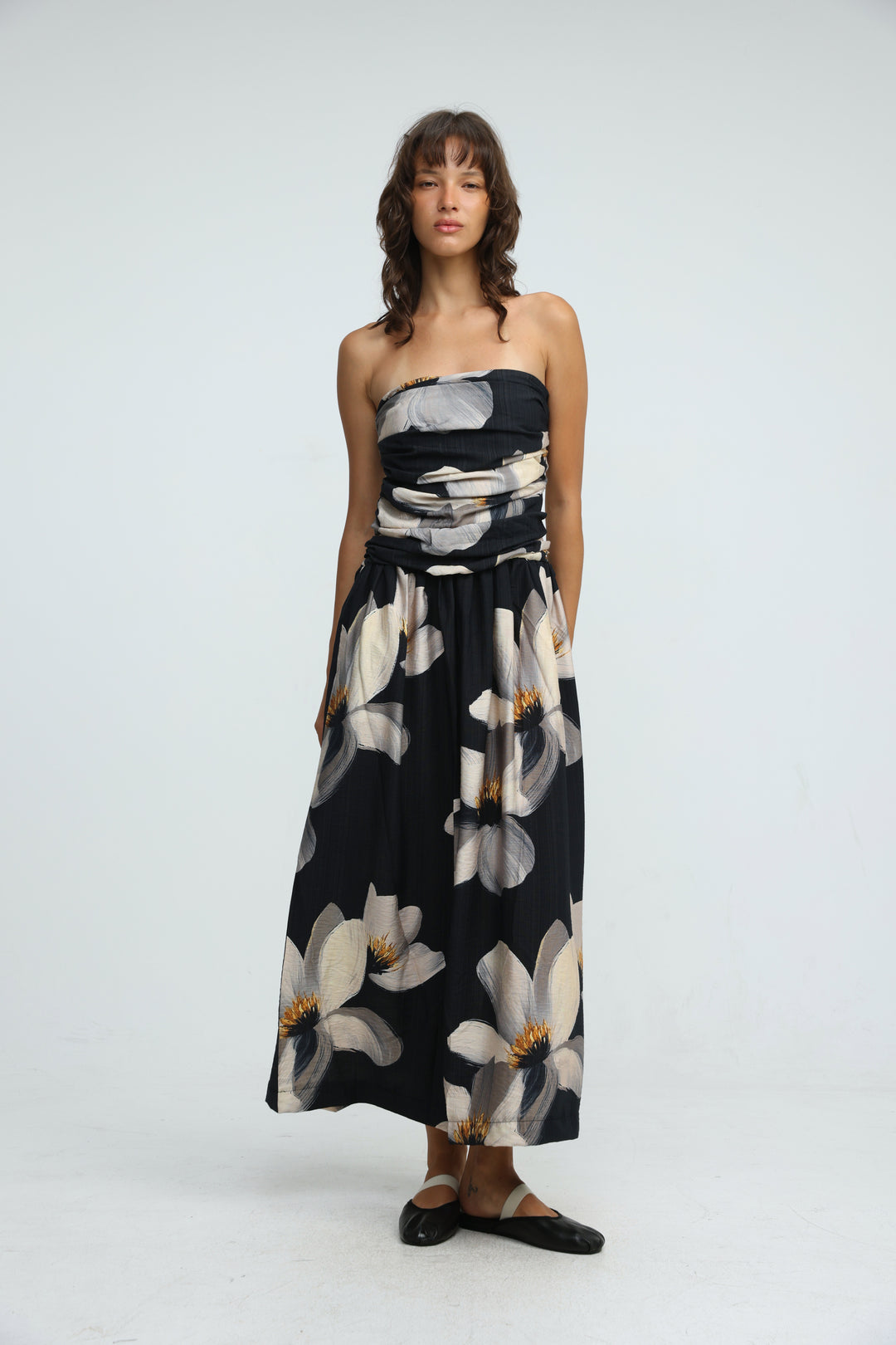 Listen Black Floral Dress