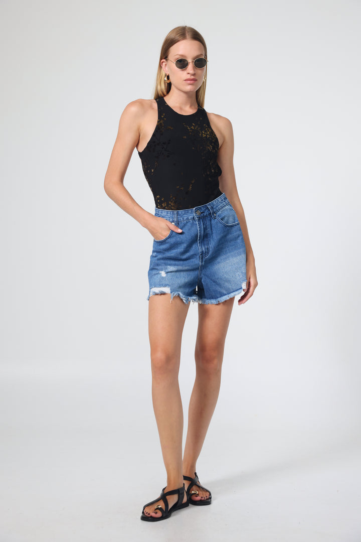 TLV Black Bodysuit