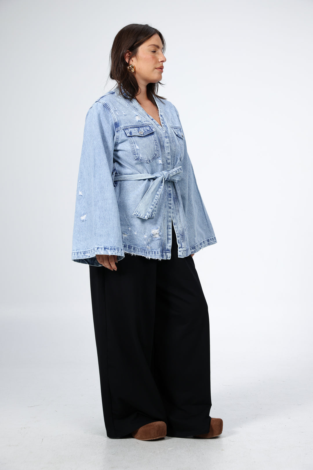 Denim Blue Kimono