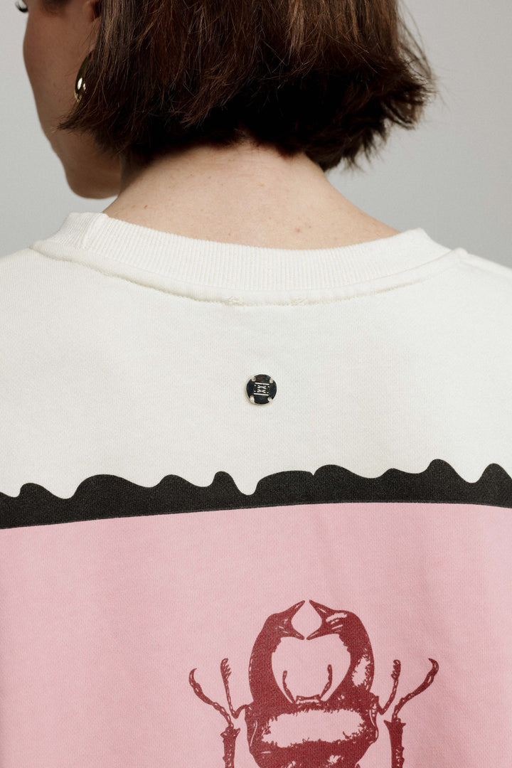 Graphic Cream Sweatshirt