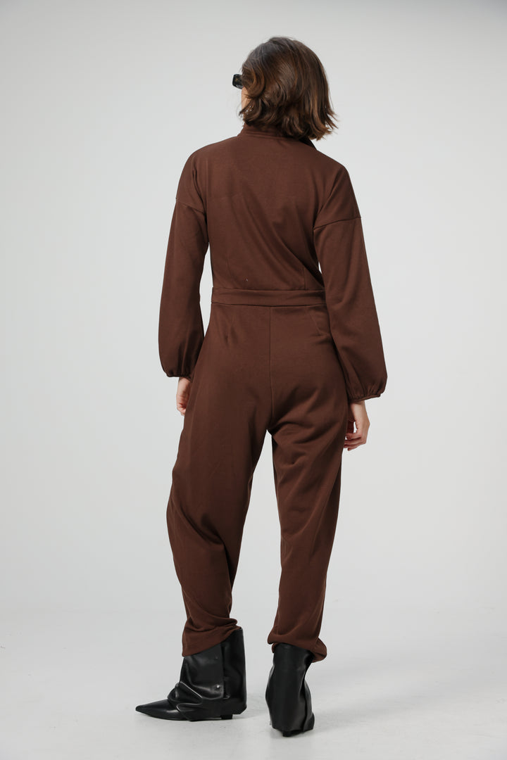Citylife Brown Jumpsuit