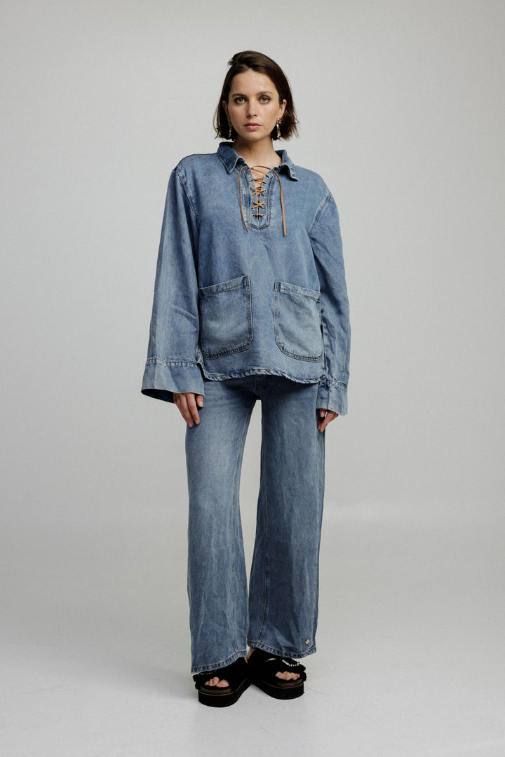 Wonder Blue Denim Shirt