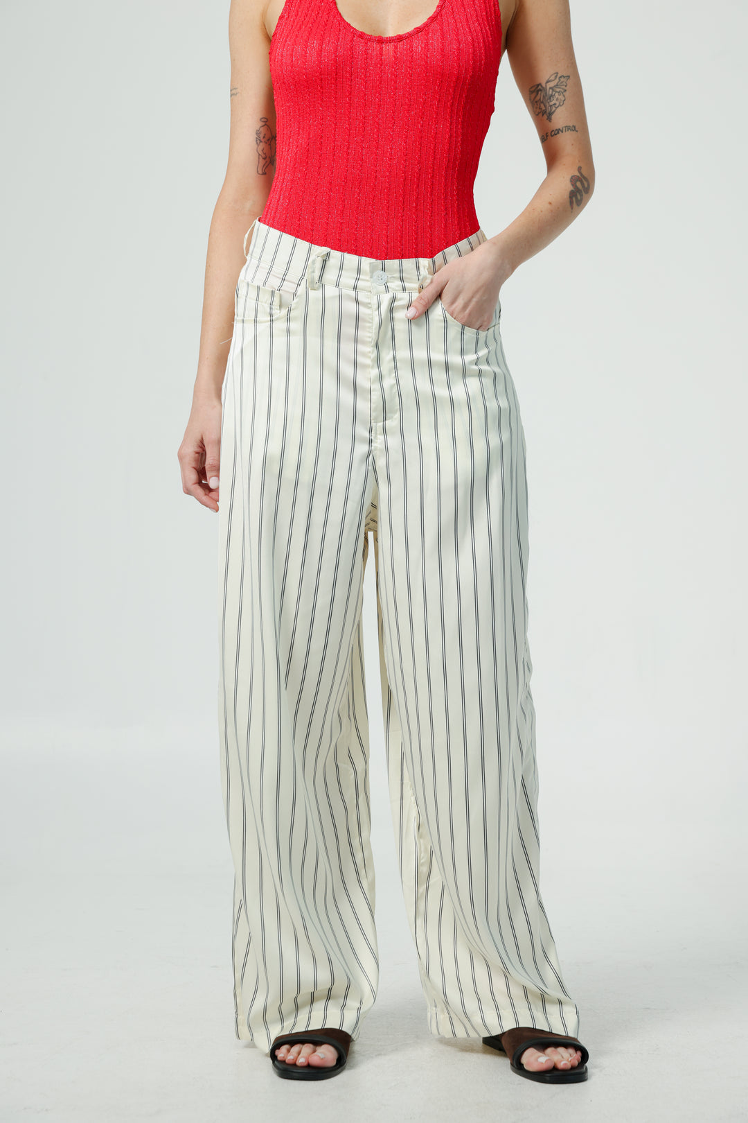 Goodhood Yellow Stripes Bottoms
