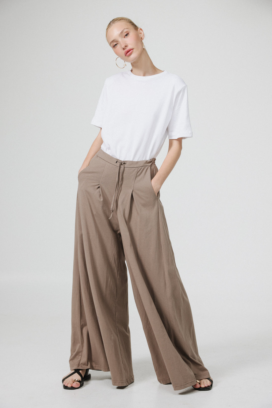 Take Mocha Wide Bottoms