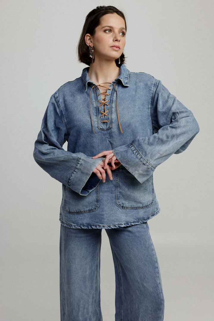 Wonder Blue Denim Shirt