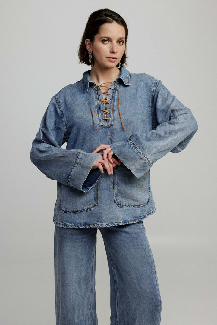 Wonder Blue Denim Shirt