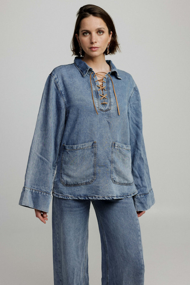 Wonder Blue Denim Shirt