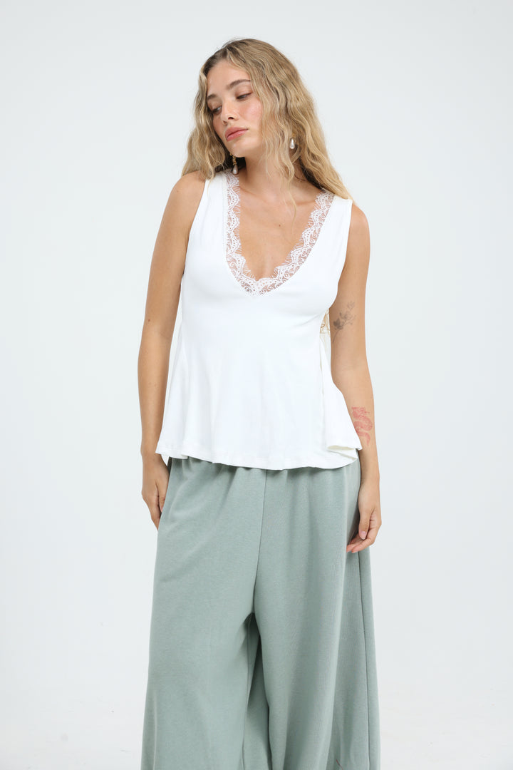 Staple White Tank