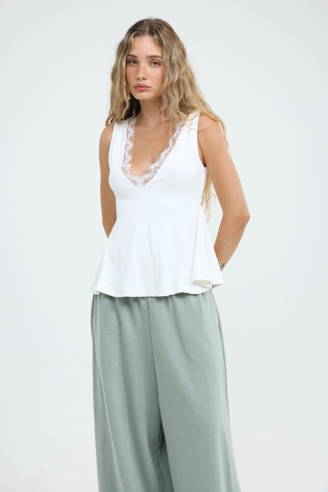 Staple White Tank