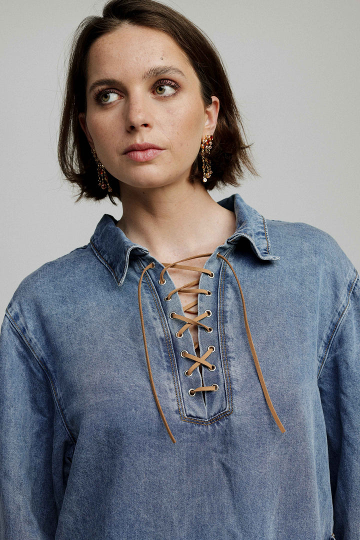 Wonder Blue Denim Shirt