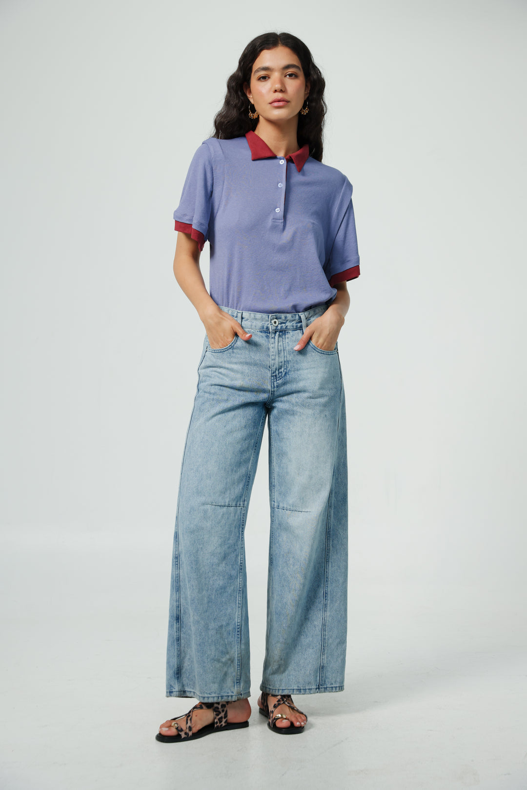 Simply Purple Mixed Polo