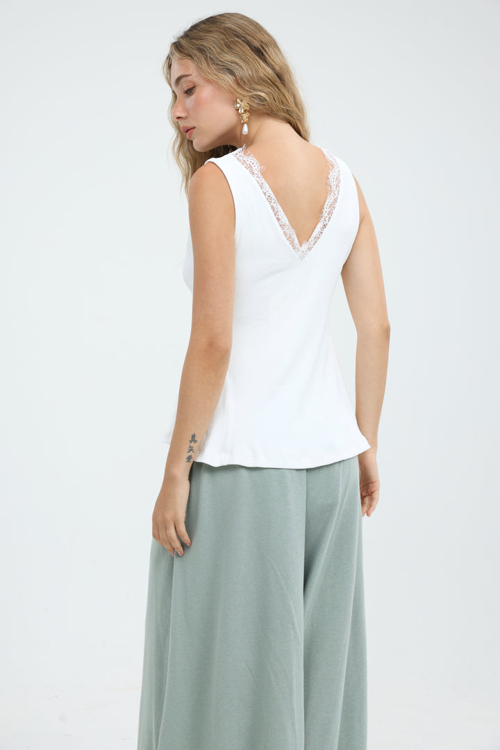 Staple White Tank