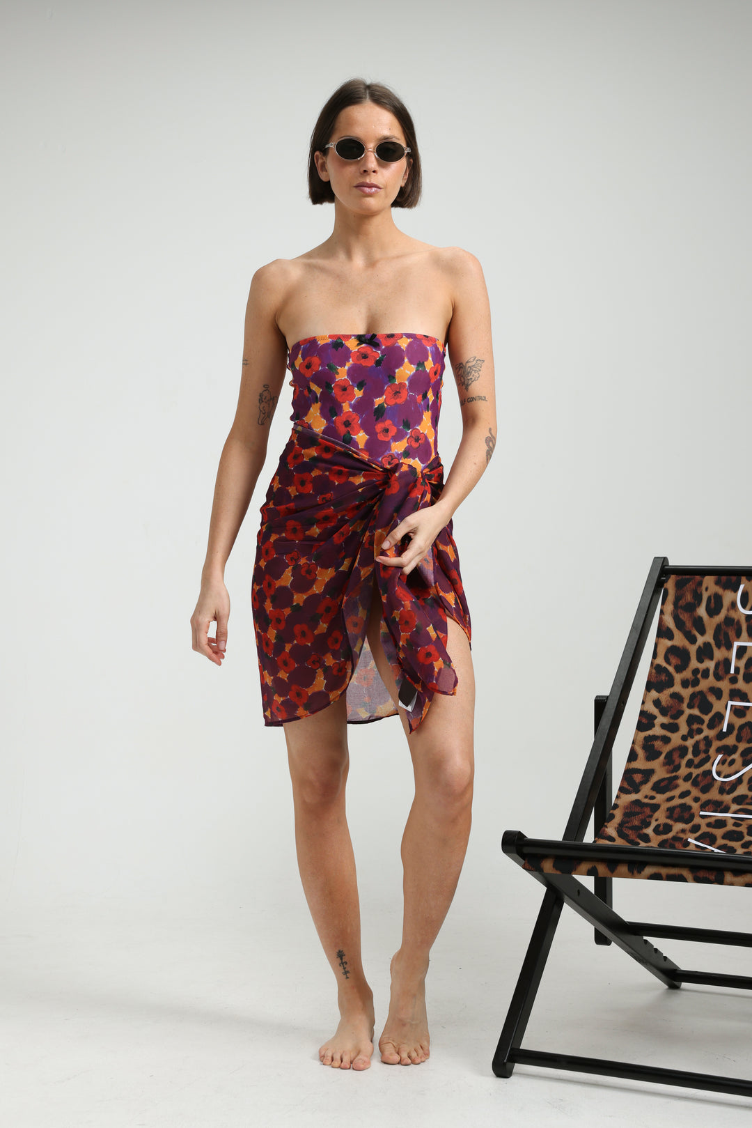 Fluid Floral Sarong