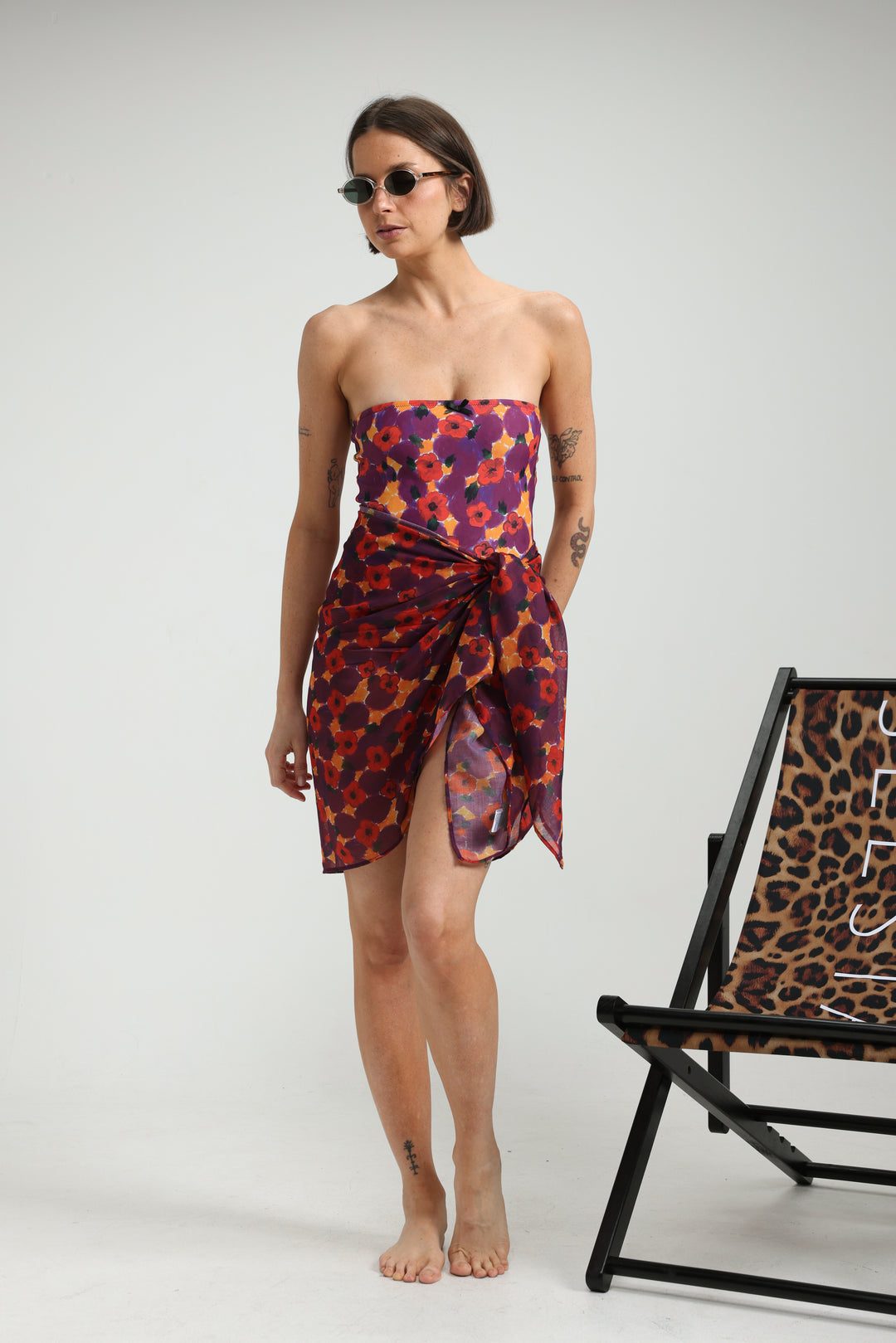 Fluid Floral Sarong