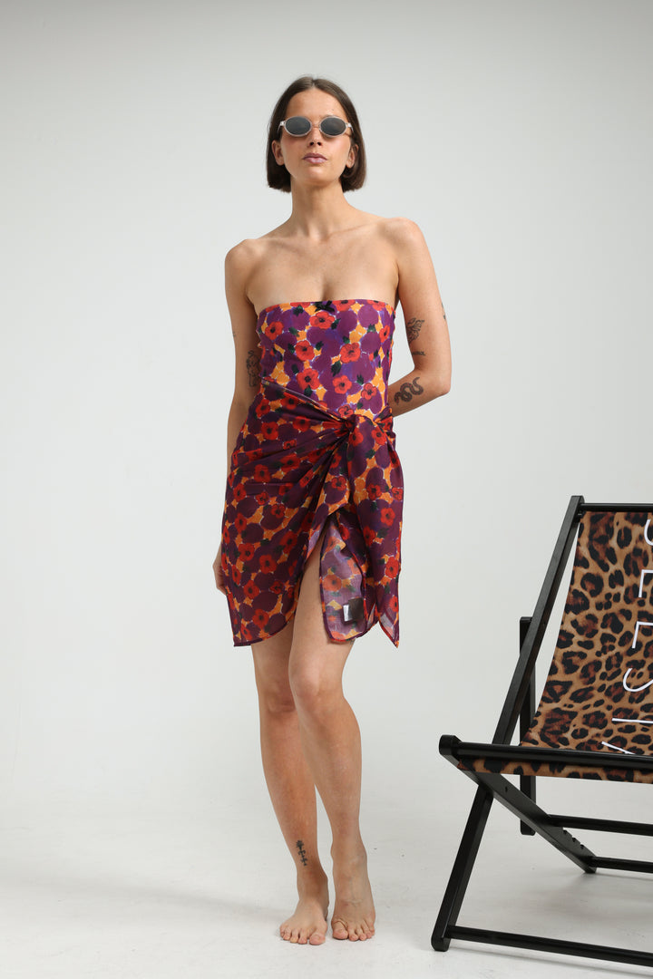 Fluid Floral Sarong
