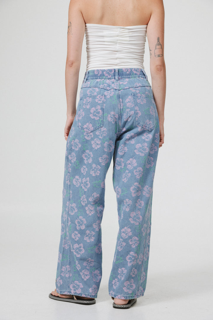 Guri Blue Flowered Denim