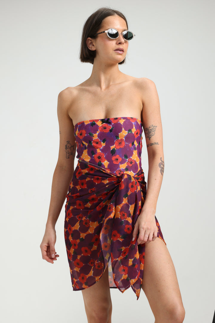 Fluid Floral Sarong