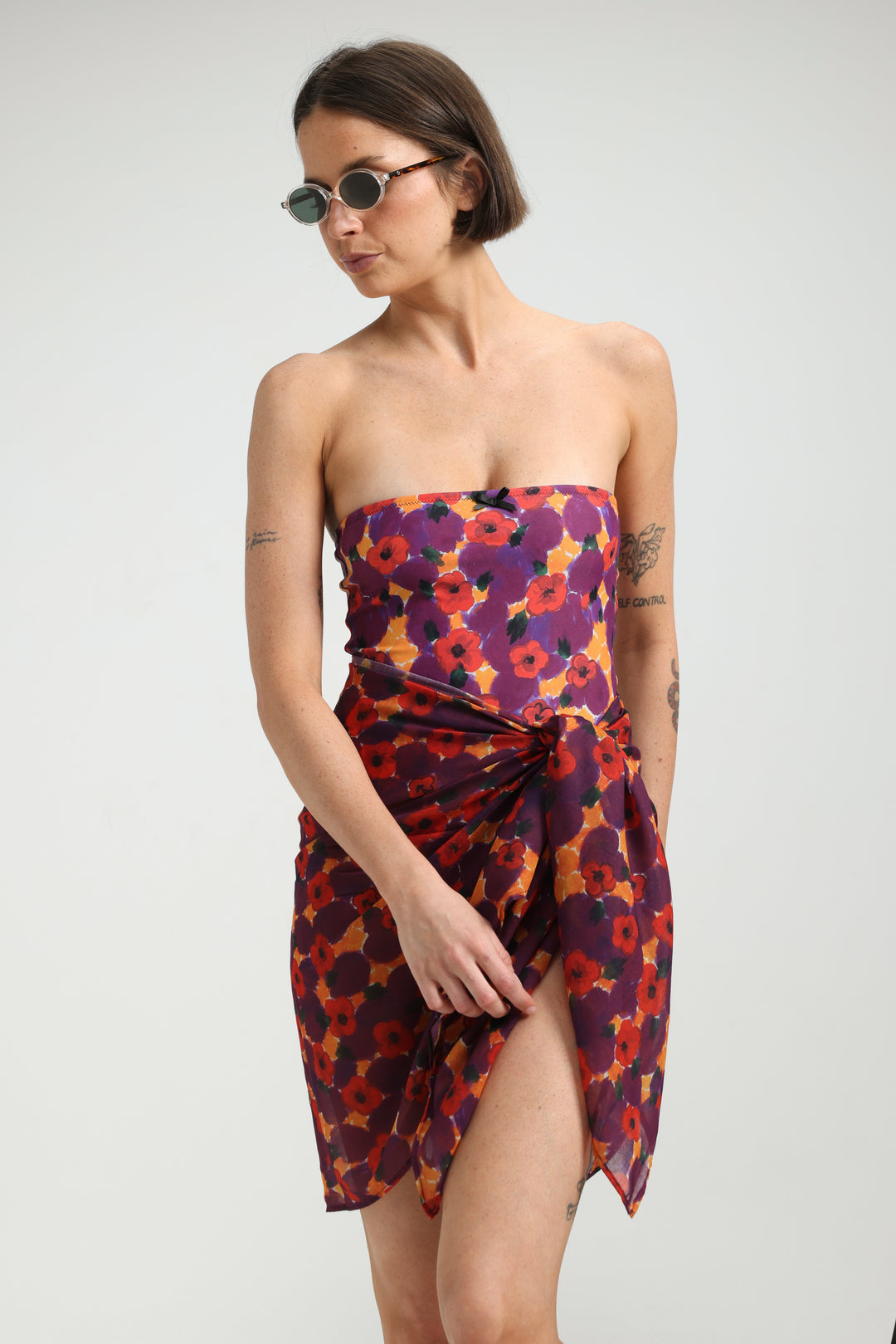 Fluid Floral Sarong