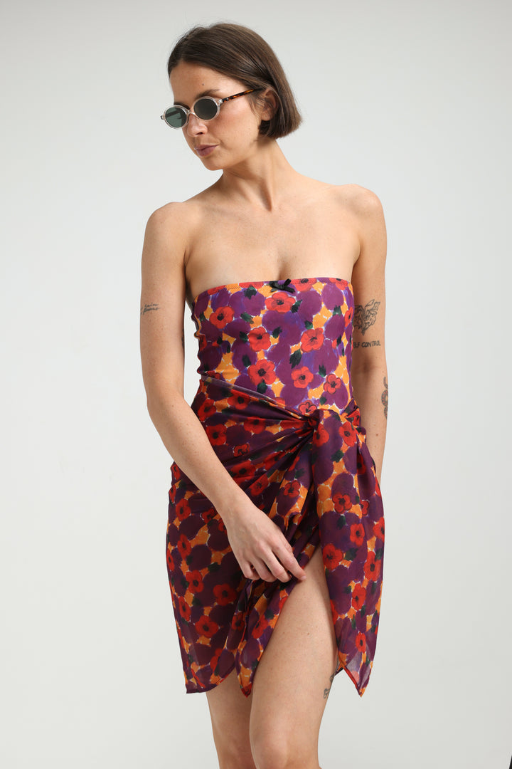 Fluid Floral Sarong