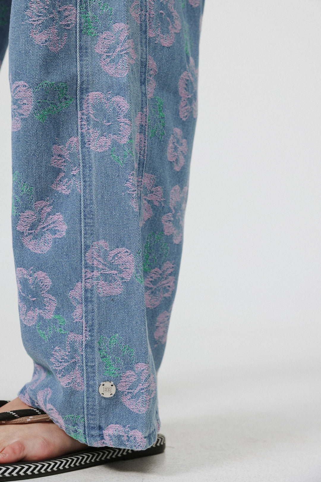 Guri Blue Flowered Denim