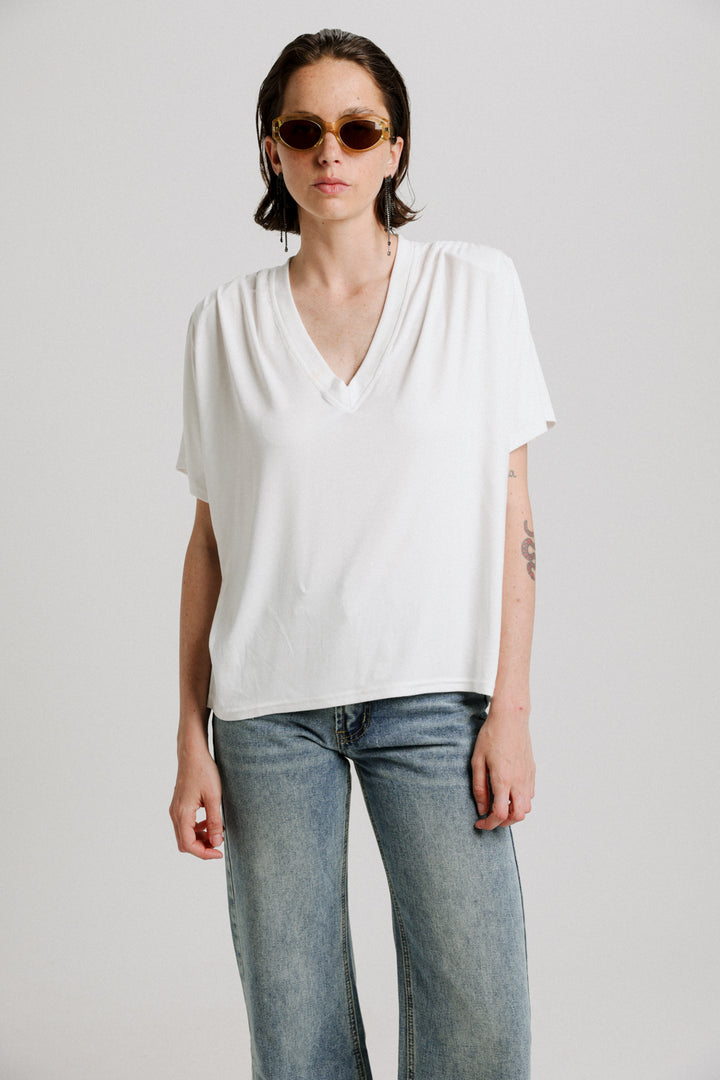 Vitamin Cream Padded T-Shirt