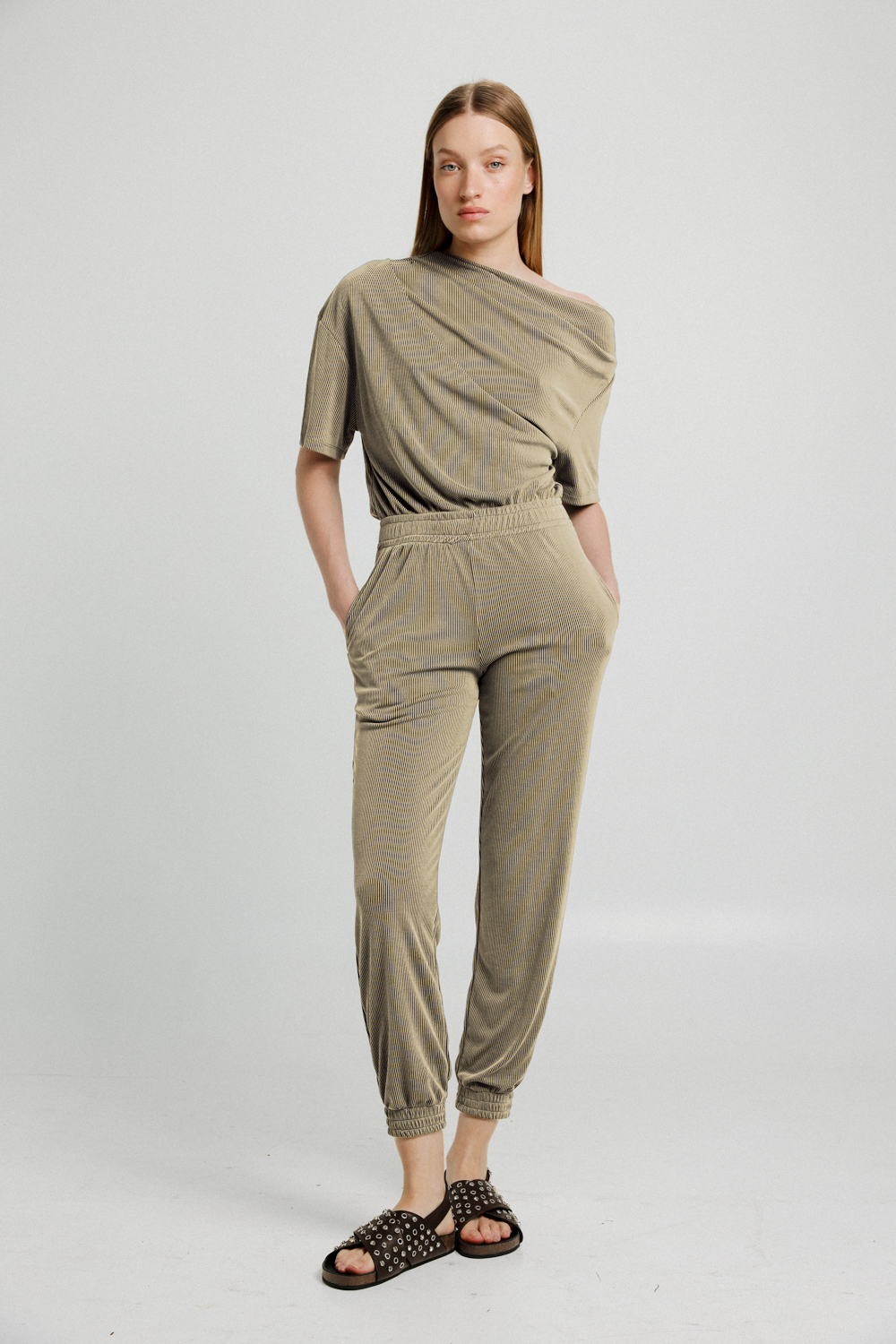 BFF Beige Jumpsuit