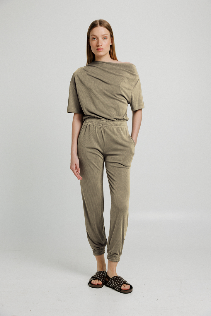 BFF Beige Jumpsuit