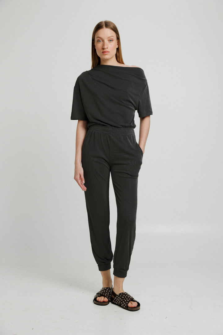 BFF Charcoal Jumpsuit