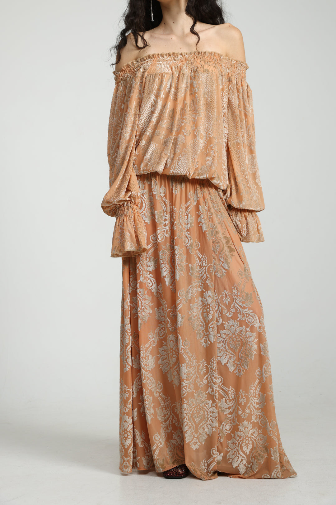 Playful Peach Skirt