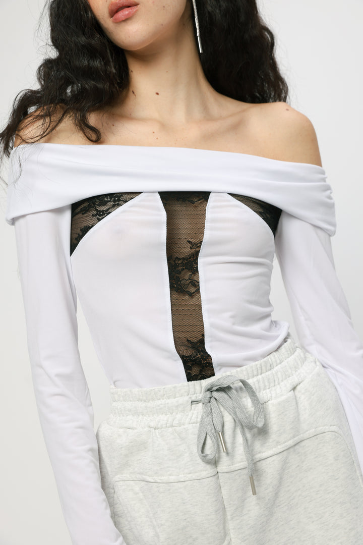 Reset White Off Shoulder Top