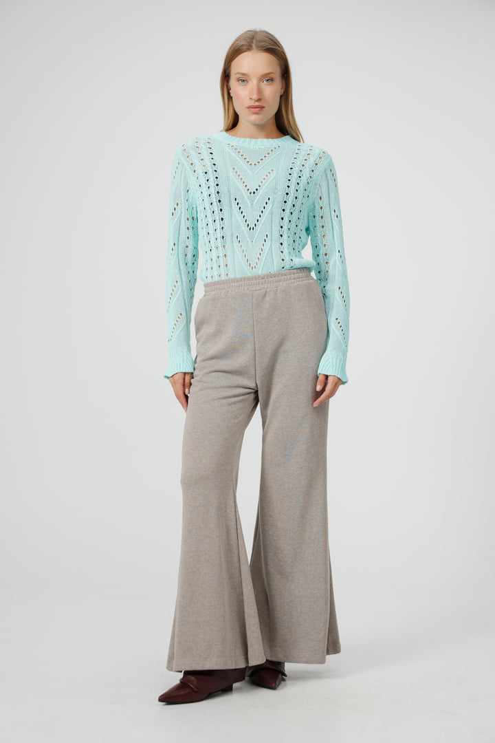 סריג לאישה בצבע תכלת Days Mint Sweater