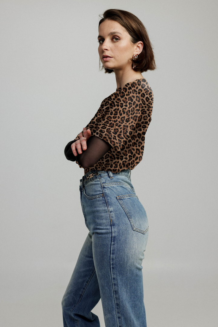 Attached Leopard Shirt