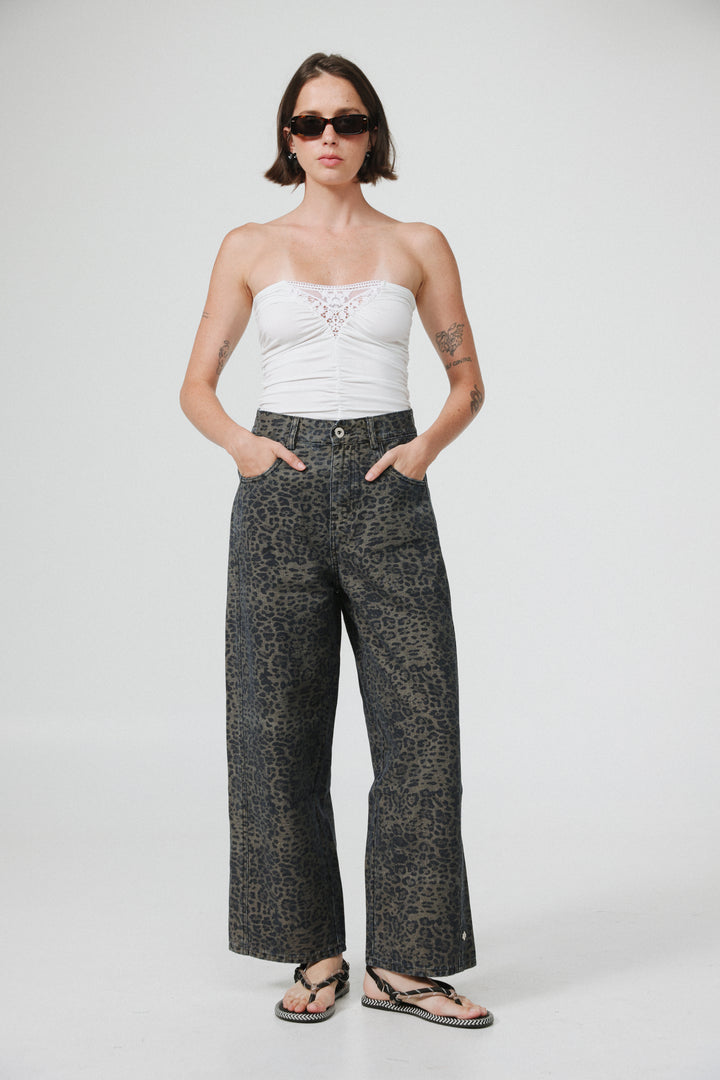 Guri Leopard Denim