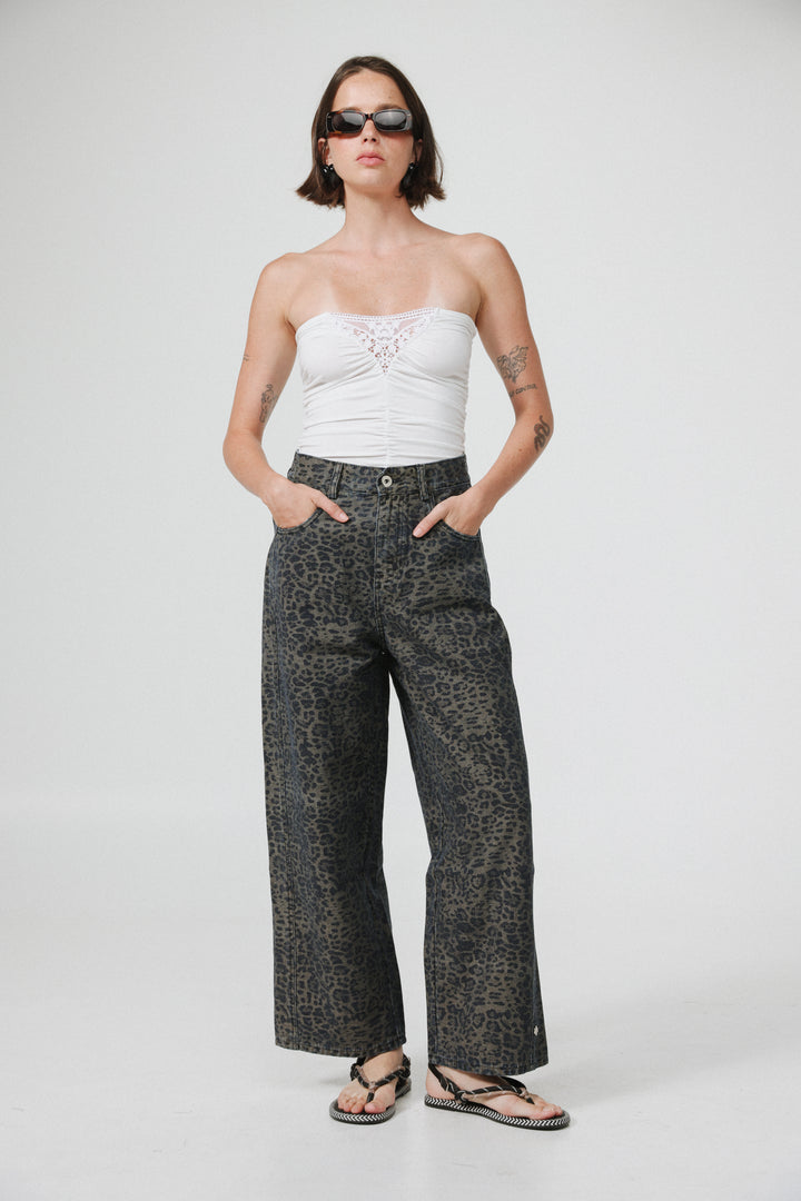 Guri Leopard Denim