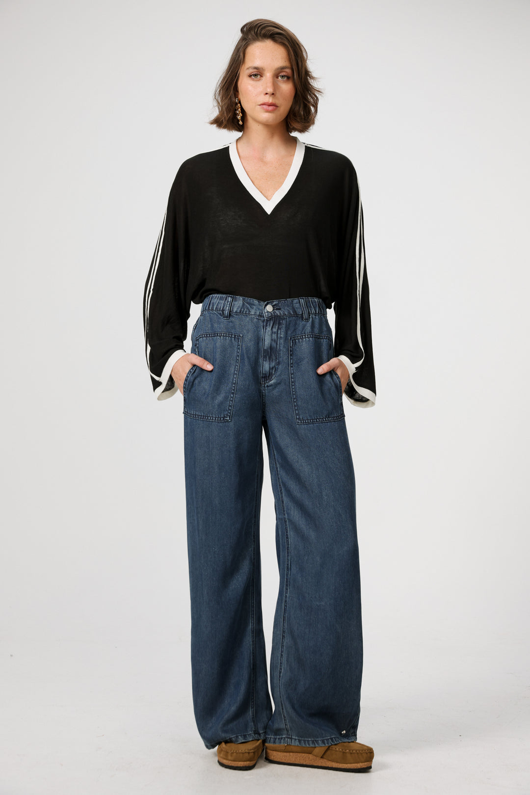 Reorganized Dark Blue Soft Denim