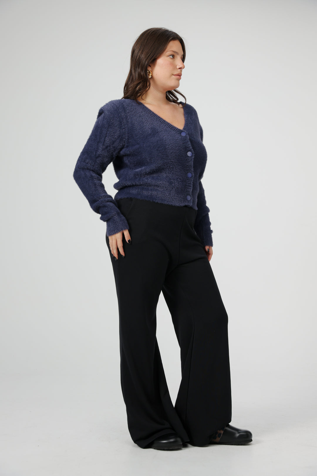 Belong Navy Padded Sweater