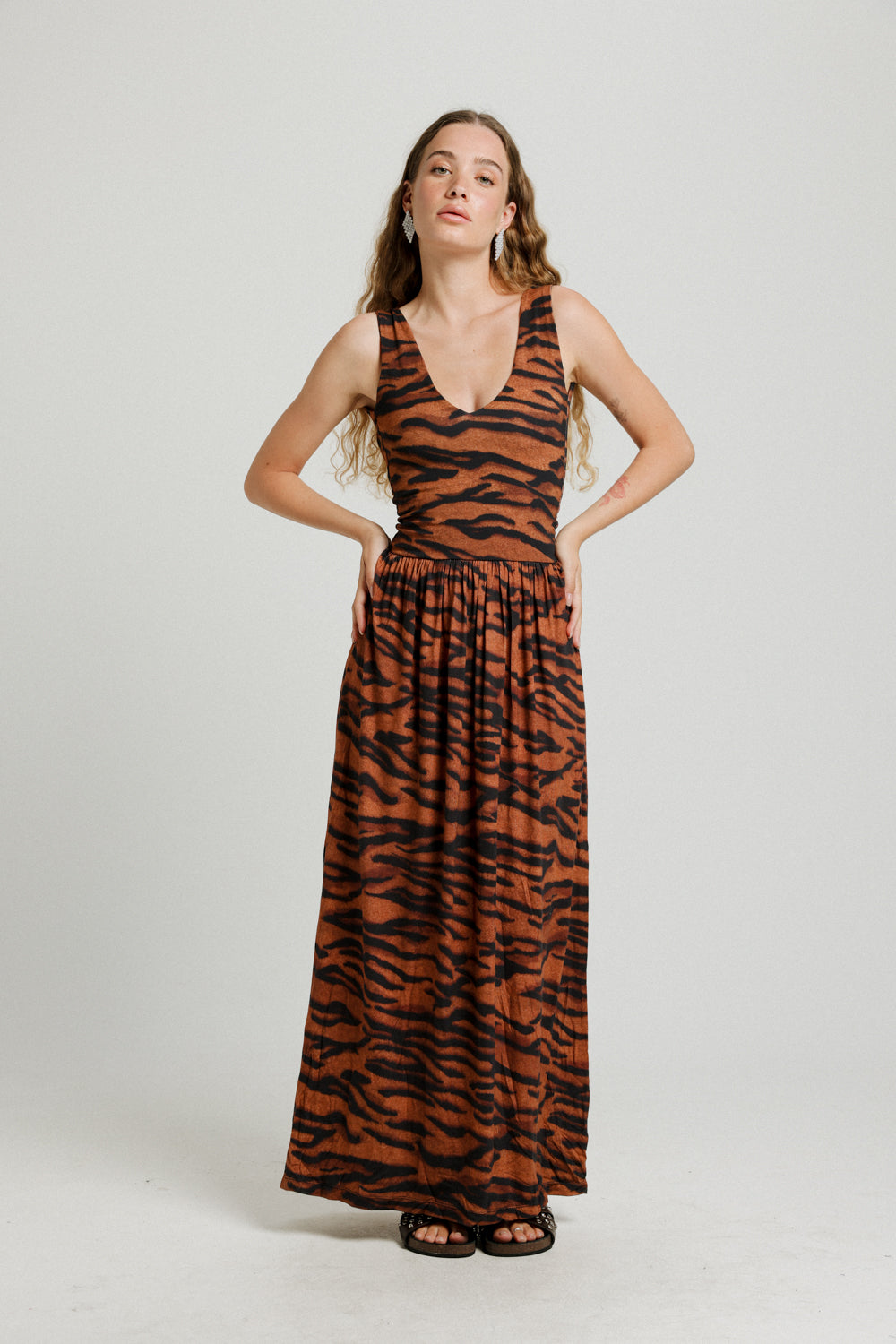 Sunset Tiger Dress