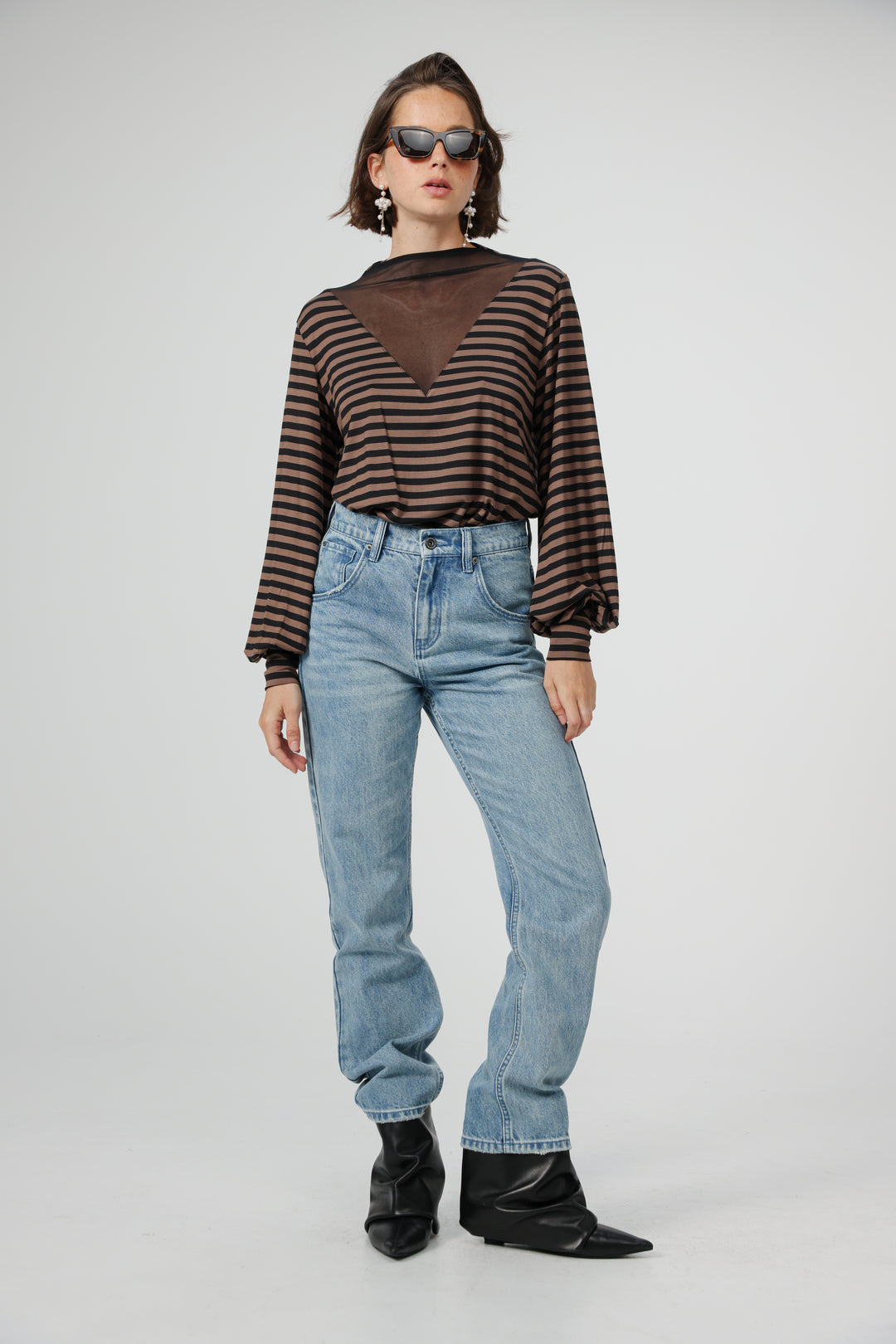 Field Brown Striped Shirt
