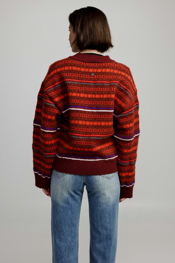 Alps Red Sweater